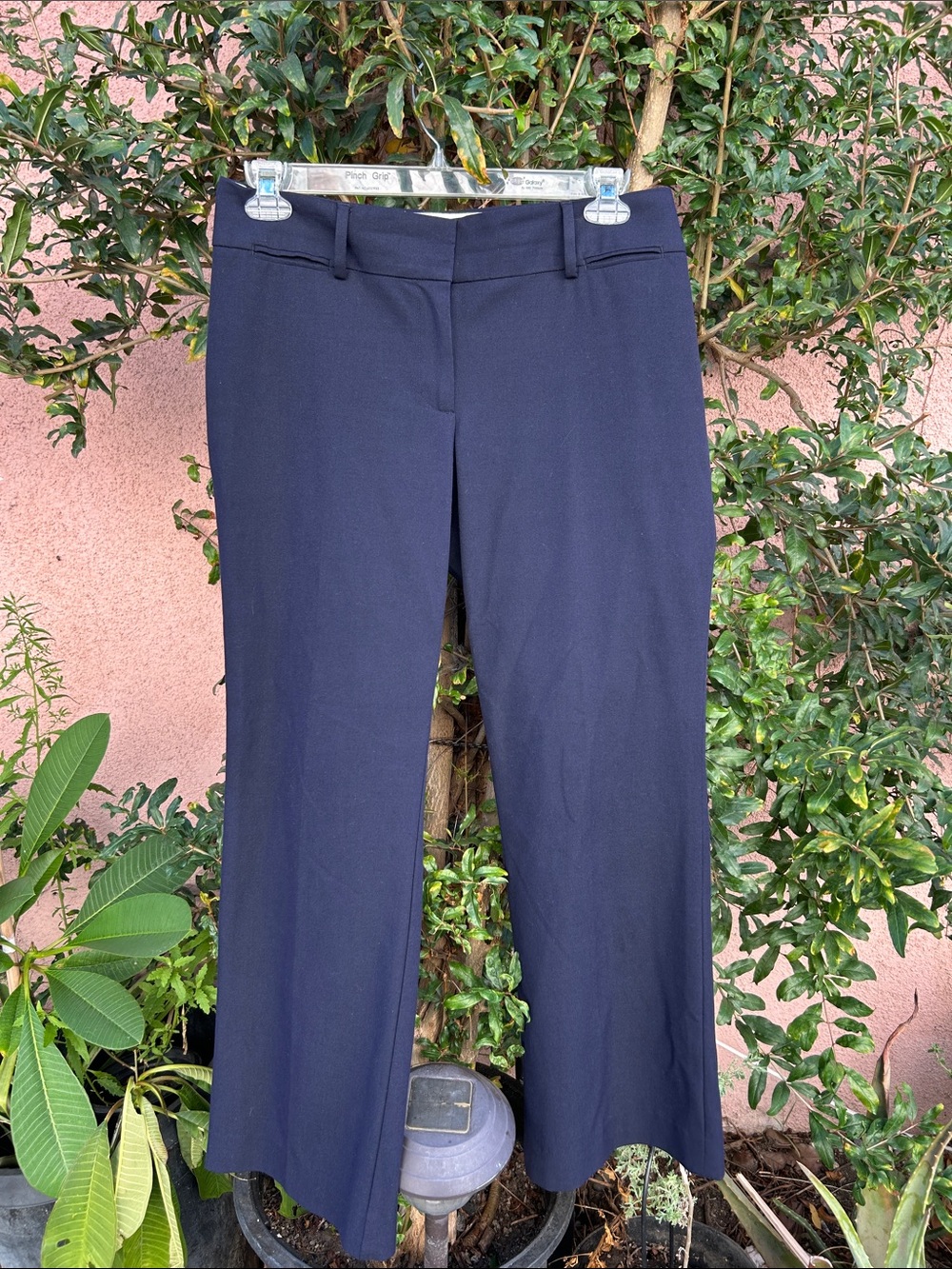 LOFT Navy Boot Cut Dress Pants